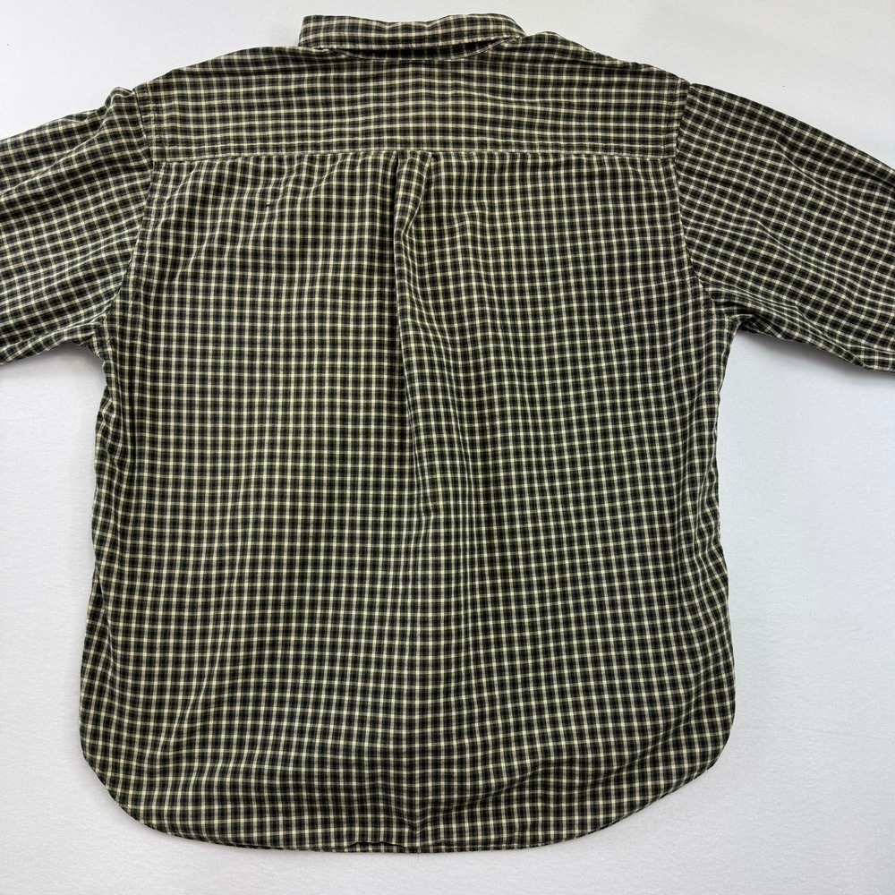 Abercrombie & Fitch Mens XL Gingham Button Down Shirt Y2K Vintage Cotton - Picture 4 of 8